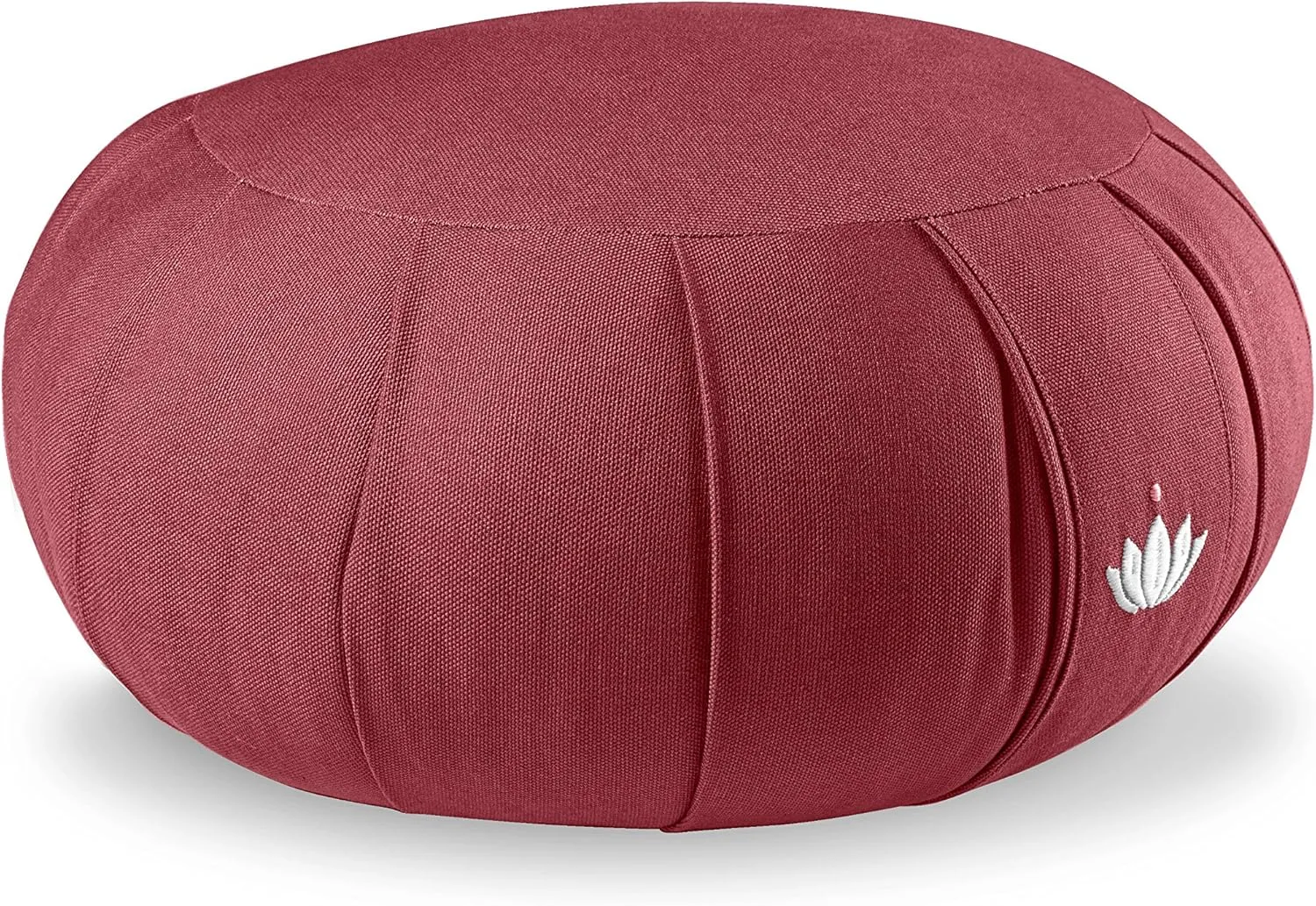Bild von Lotuscrafts Zafu Kissen Kapok Delight mit 15 cm Sitzhöhe und waschbarem Bio-Baumwollbezug