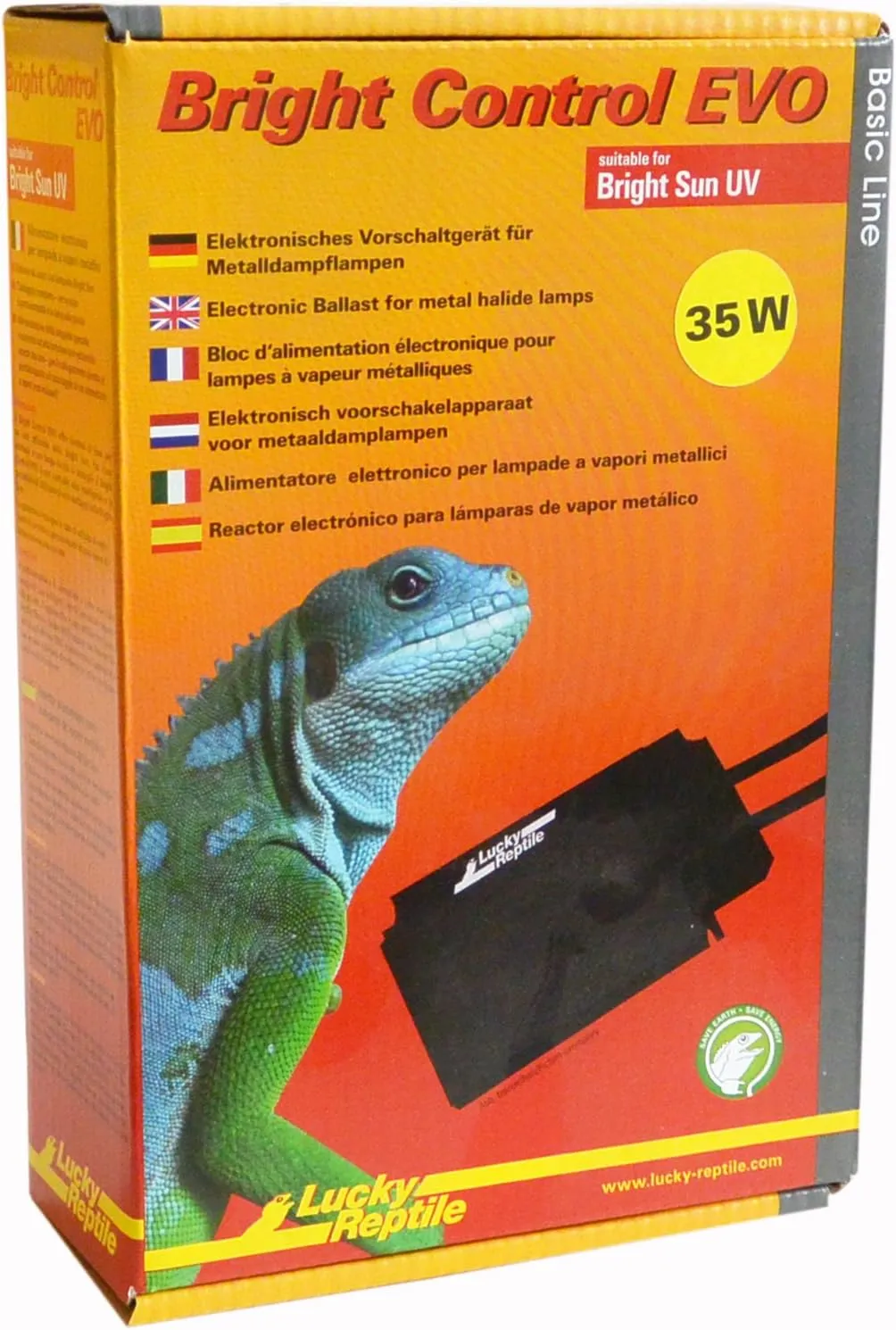 Bild von Lucky Reptile Bright Control EVO 70 W elektronisches Vorschaltgerät für Metalldampflampen und UV Strahler, 1 Stück