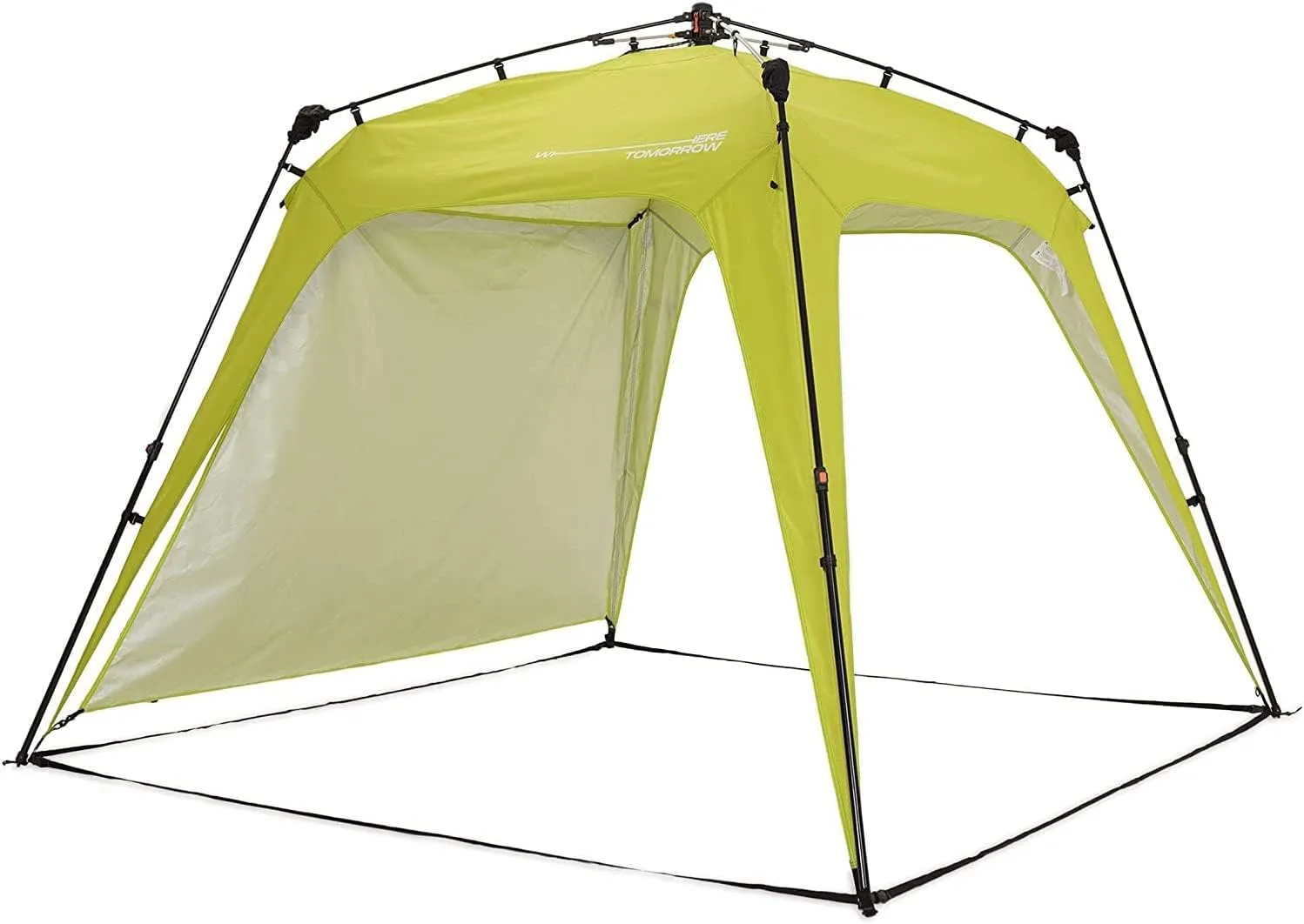 Bild von Lumaland Outdoor Pavillon 2,5 x 2,5 m mit wasserdichtem UV-Schutz und einem Seitenteil, inklusive Tasche und Heringen, schnell aufbaubar in 2 Minuten
