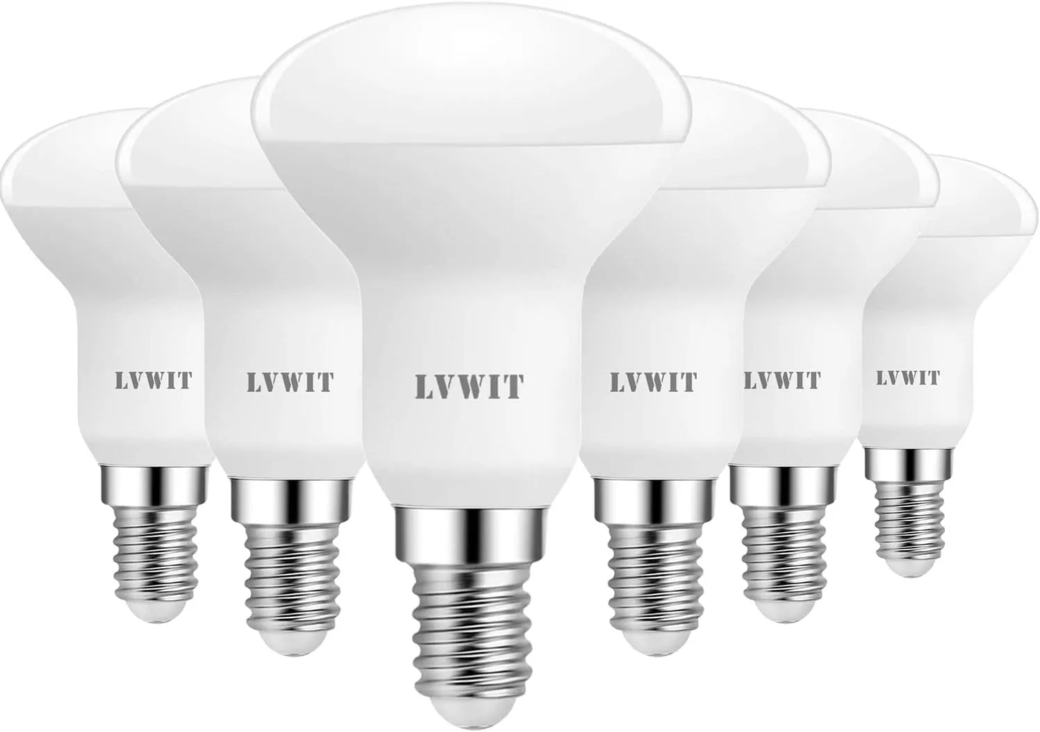 Bild von LVWIT E14 LED Reflektorlampe 7,2W im 6er Pack mit 806 Lumen und 6500K Kaltweiß