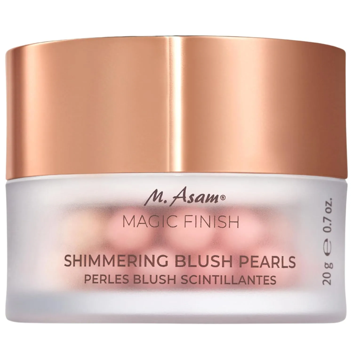 Bild von M. Asam MAGIC FINISH Shimmering Blush Pearls mit 20 g in drei Farbnuancen für einen natürlichen Glow und rosigen Teint, vegan