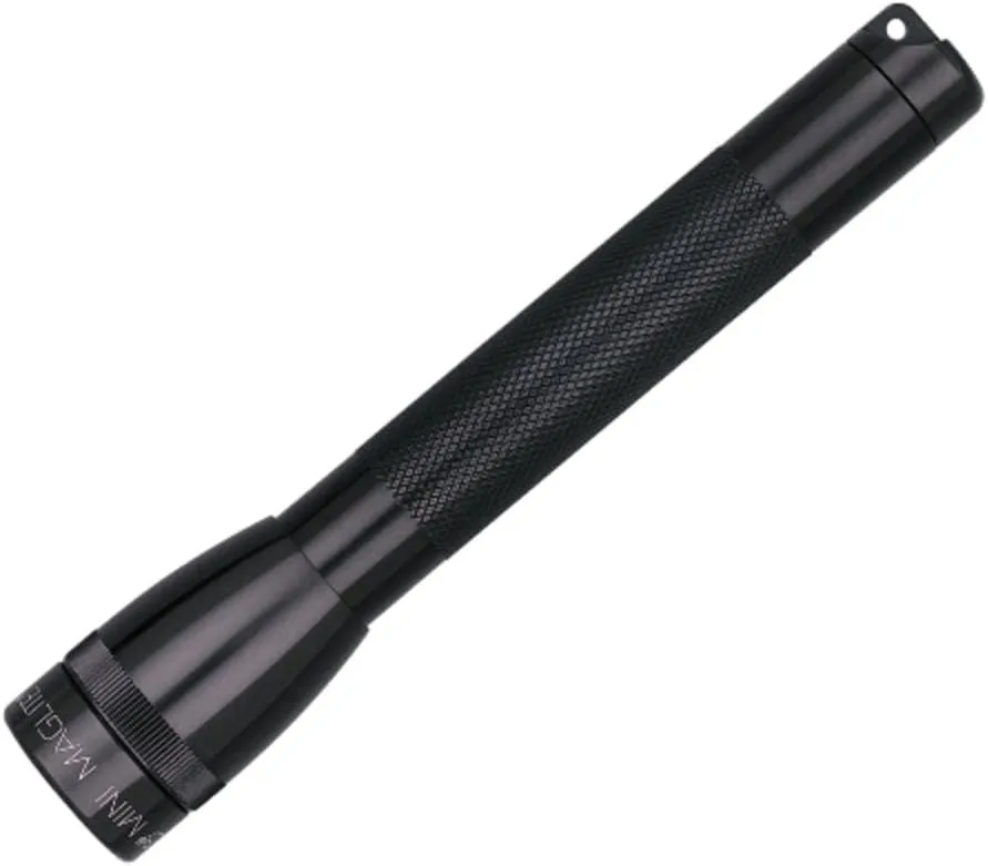 Bild von Mag-Lite Mini Maglite AA Taschenlampe M2A01L in Schwarz mit 14,5 cm Länge und 2 Mignon-Batterien in Box