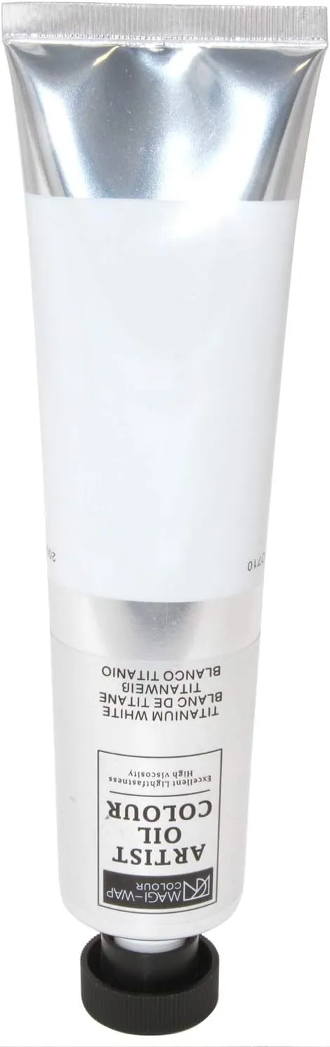 Bild von Magi Artist Ölfarbe 200 ml in Titanweiß, feine Künstlerqualität, erhältlich in 30 Farben