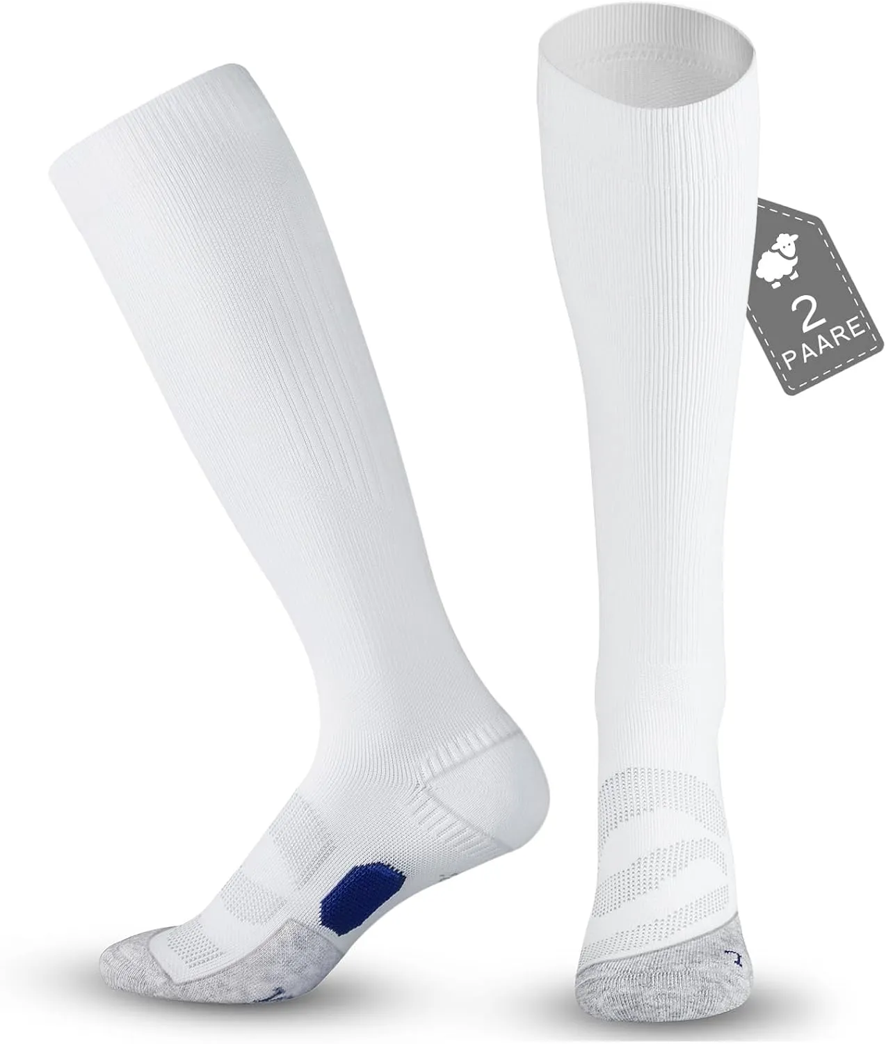 Bild von MAGISDU 2 Paar Merino Skisocken für Herren und Damen mit Kompression und Thermofunktion