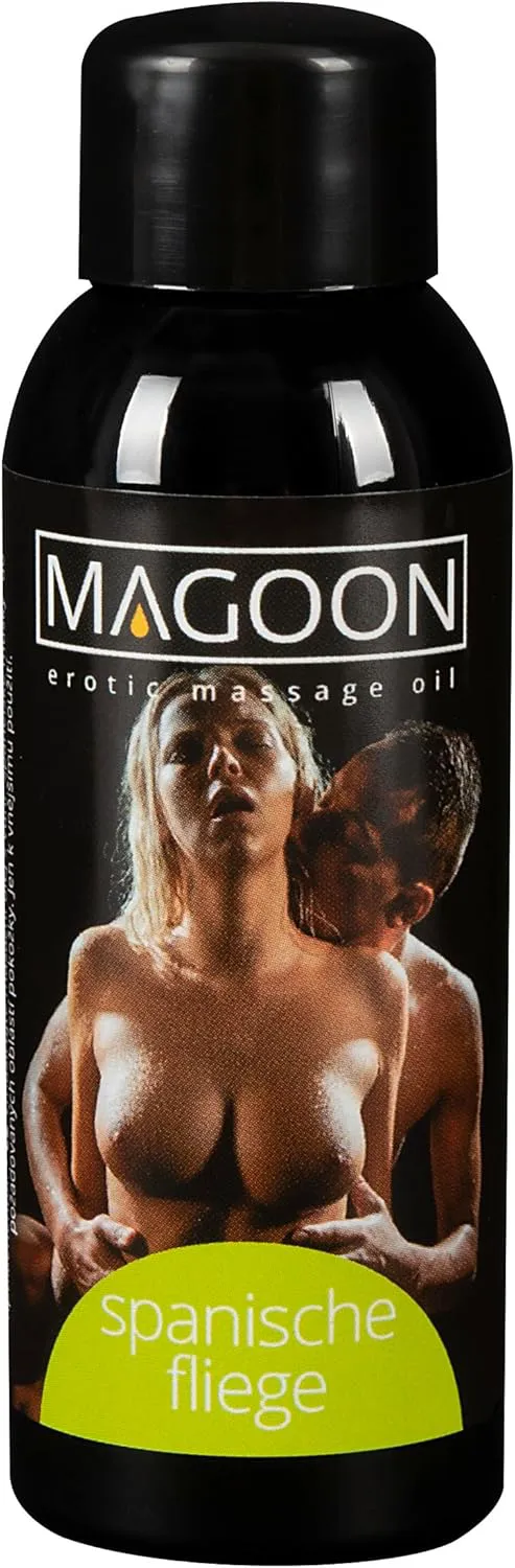 Bild von Magoon Massageöl Spanische Fliege mit 50 ml für Männer und Frauen, hochwertiges und gleitfähiges Öl für entspannende Massagen