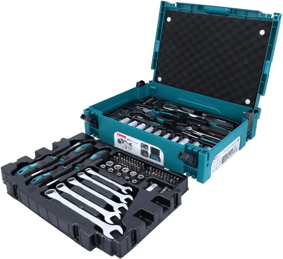 Bild von Makita E-11542 87-teiliges Werkzeug-Set im MAKPAC für Mechaniker