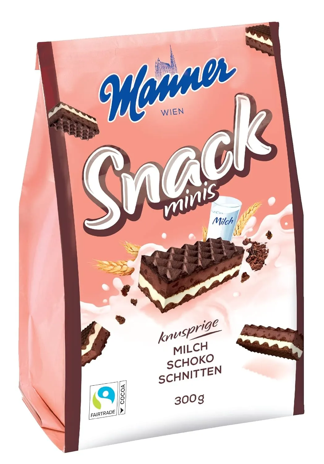 Bild von Manner Mini Milchschokolade Snack 300 g