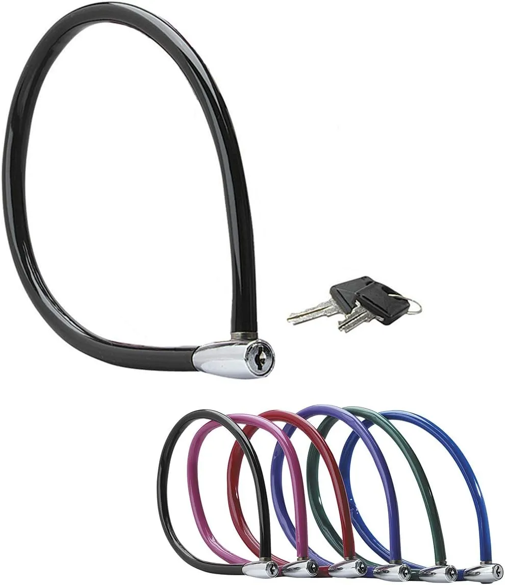 Bild von MASTER LOCK Kabelschloss 8630-F mit 55 cm Stahlkabel und Schlüssel in zufälligen Farben