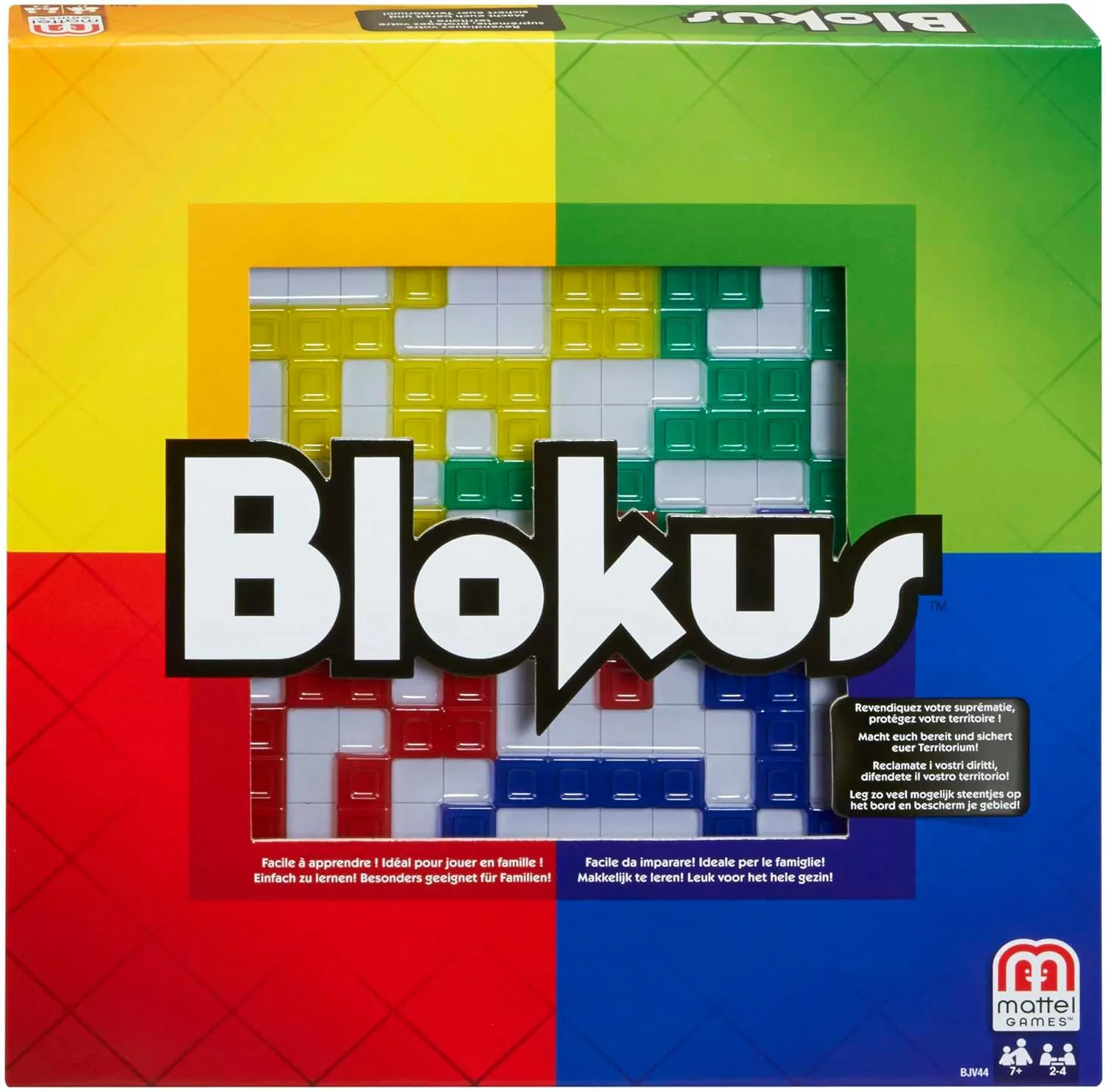 Bild von Mattel Games Blokus Brettspiel für 2 bis 4 Spieler, ab 7 Jahren, Artikelnummer BJV44