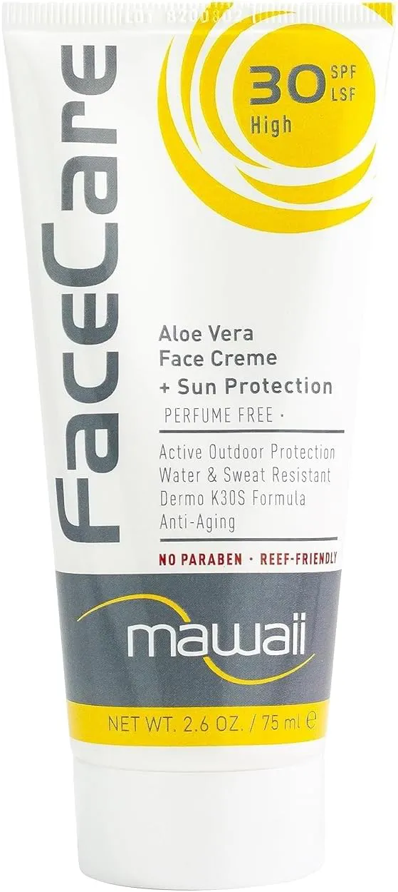 Bild von Mawaii Sonnencreme Sport und Surfen mit 30 SPF, 75 ml, wasserfest und schweißfest, ideal für Wassersport und Outdoor-Aktivitäten