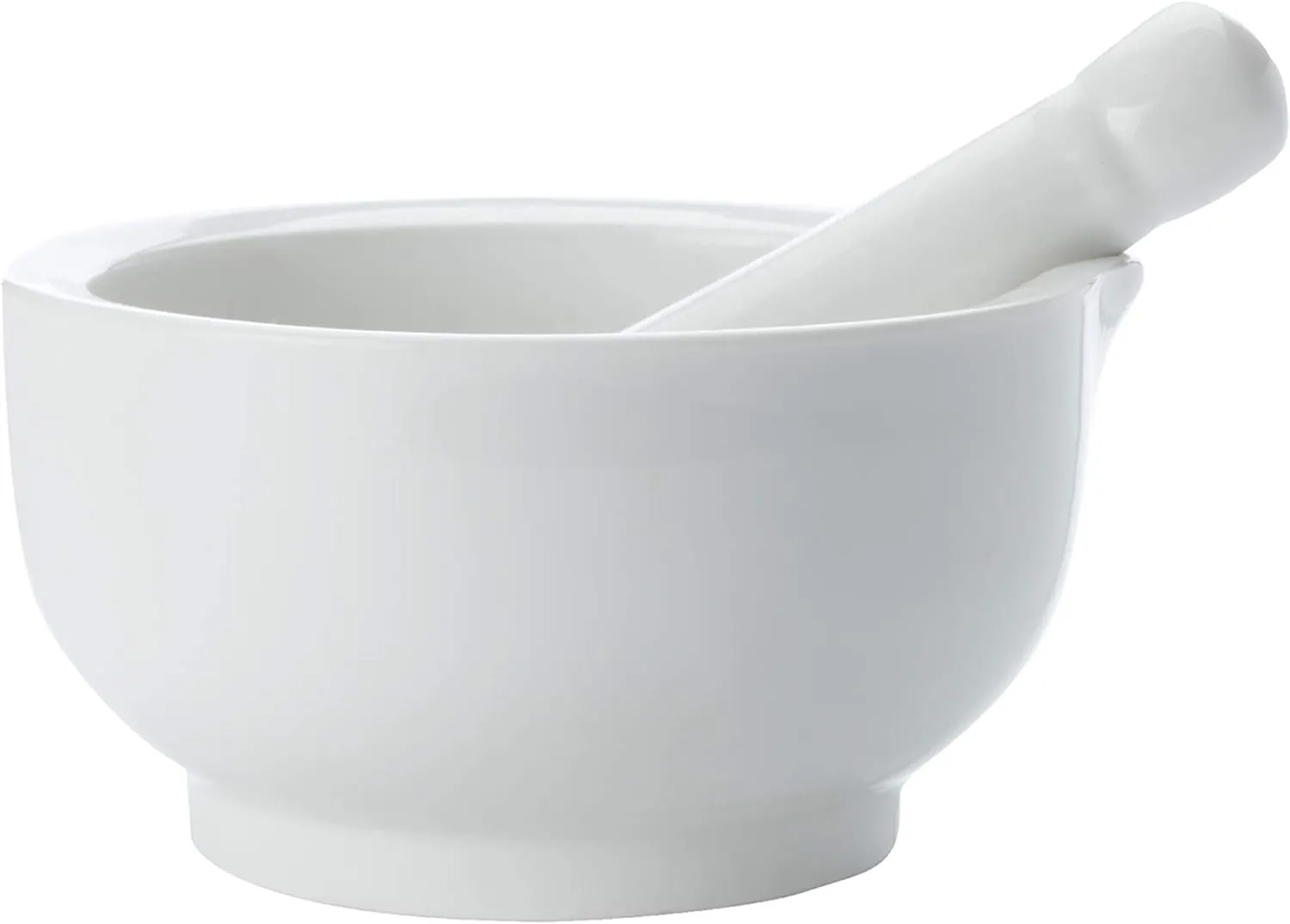 Bild von Maxwell & Williams AA1940 Mörser mit Stößel aus weißem Porzellan, 9 cm, in Geschenkbox
