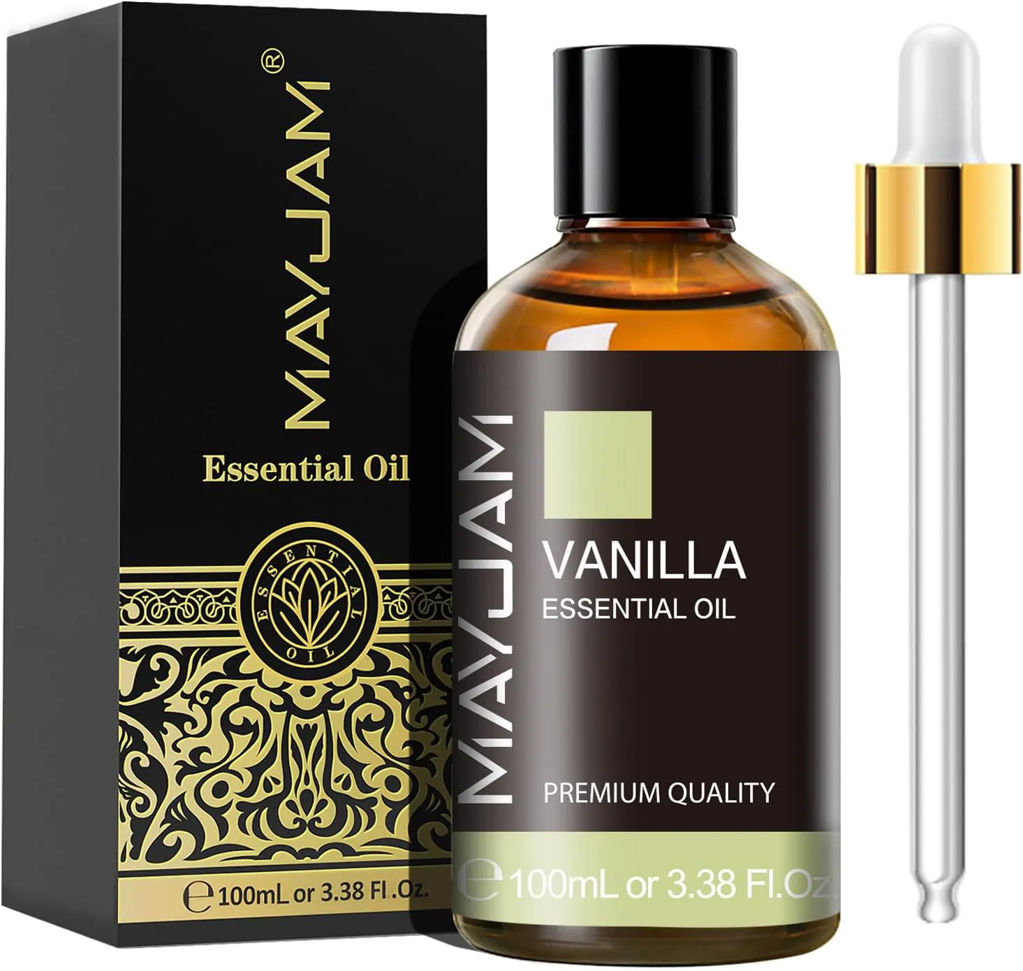 Bild von MAYJAM Vanille Ätherisches Öl 100 ml für Diffusor und Luftbefeuchter