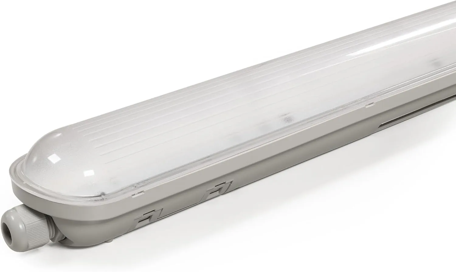 Bild von McShine FL-1812 LED Feuchtraumleuchte mit 120 cm, 30 Watt, 5400 Lumen und neutralweißem Licht für Keller, Lager und Garage