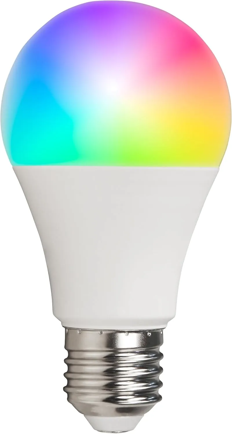 Bild von McShine WiFi Smart LED Glühlampe 10W mit RGB und CCT, steuerbar über Alexa, Google Assistant und Tuya App