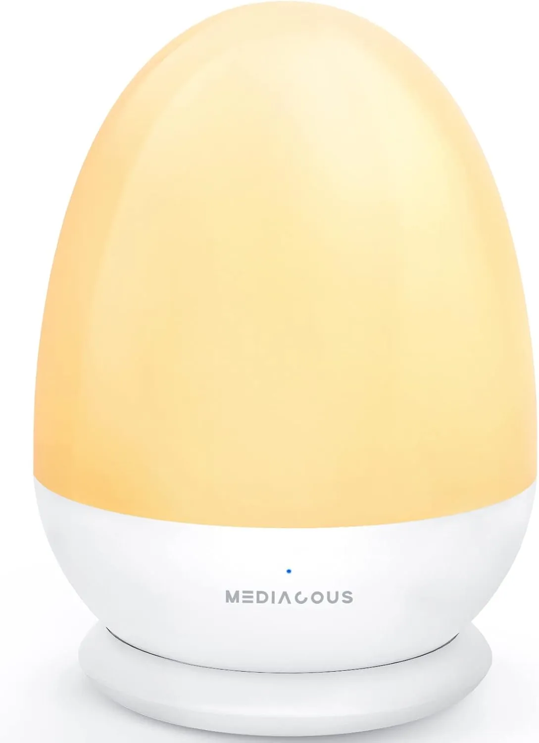 Bild von MediAcous LED Nachtlicht für Kinder mit Dimmer, 1-Stunden-Timer, Touchsteuerung und Ladepad, ideal zum Stillen und bis zu 200 Stunden Betriebszeit