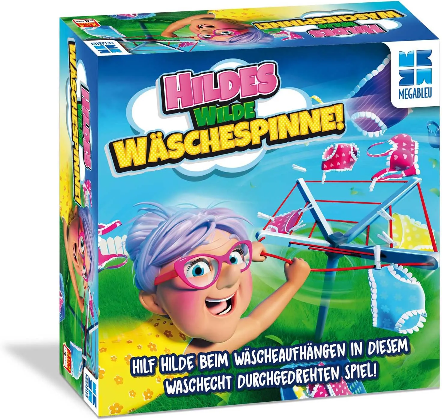 Bild von Megableu Hildes Wilde Wäschespinne Kinderspiel in der neuen Version M