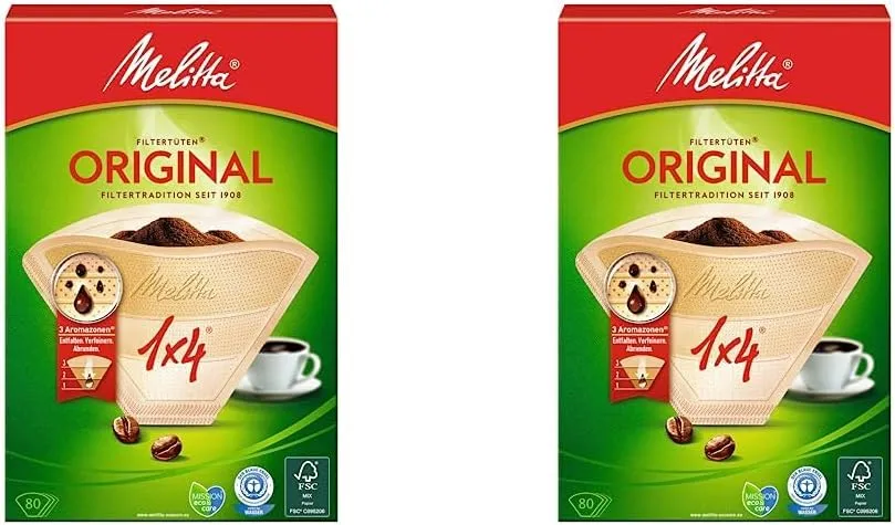 Bild von Melitta Original Filtertüten 80 Stück im 2er Pack