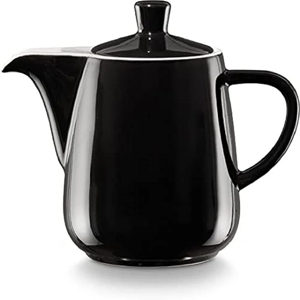 Bild von Melitta Porzellan Kaffeekanne schwarz mit 0,6 Litern