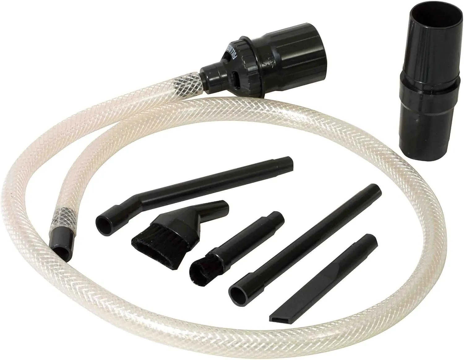 Bild von Menalux D18N Mikrodüsenset mit 7 Teilen für Detailreinigung und Adapter in schwarz, passend für Staubsauger mit 32/35 mm Anschluss