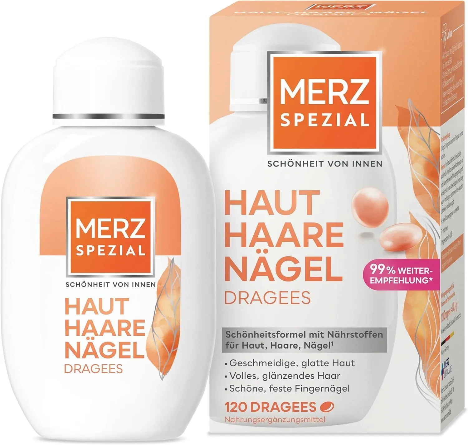 Bild von Merz Spezial Dragees mit 120 Stück für Haut, Haare und Nägel, angereichert mit 13 Mikronährstoffen