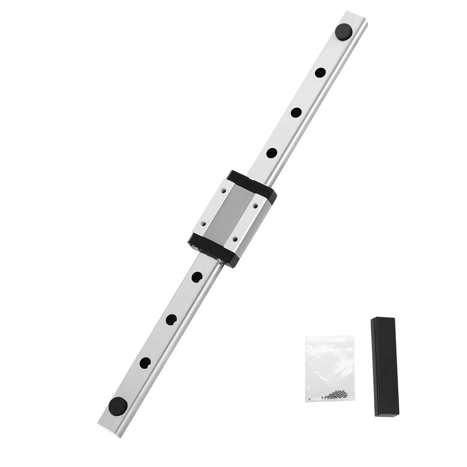 Bild von MGN12 200mm Miniatur Linearführung mit MGN12H Wagenblock für 3D-Drucker und CNC-Maschinen