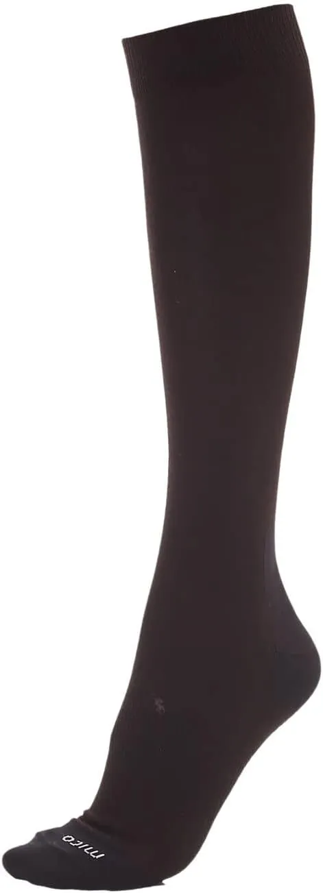 Bild von MICO Superthermo Light Socken aus 100% Primaloft und Lycra, ultraleicht, für Herren und Damen in Schwarz