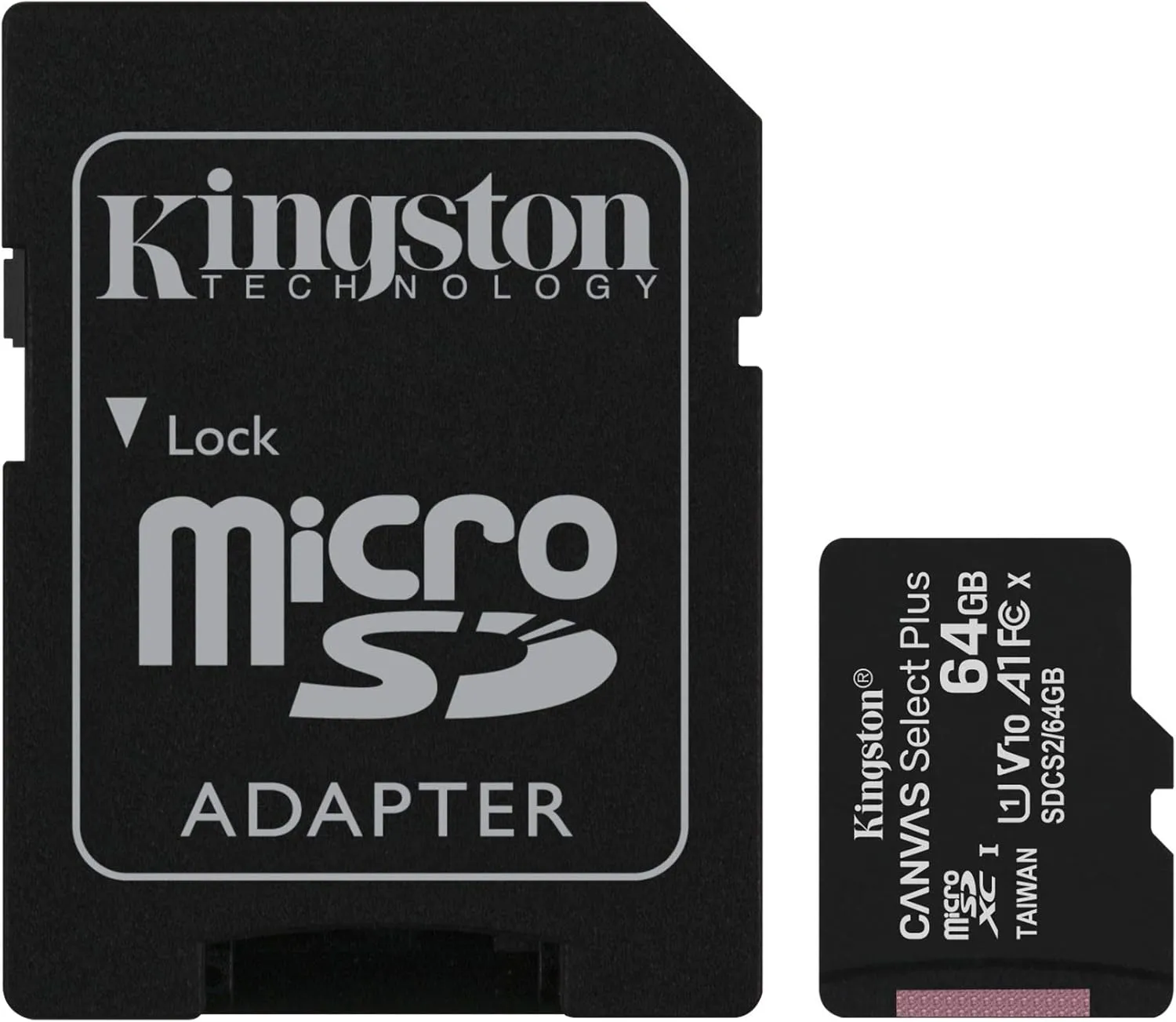 Bild von Micro SD Karte 64GB Class 10 UHS-I mit 100 MB/s für Kameras und Smartphones