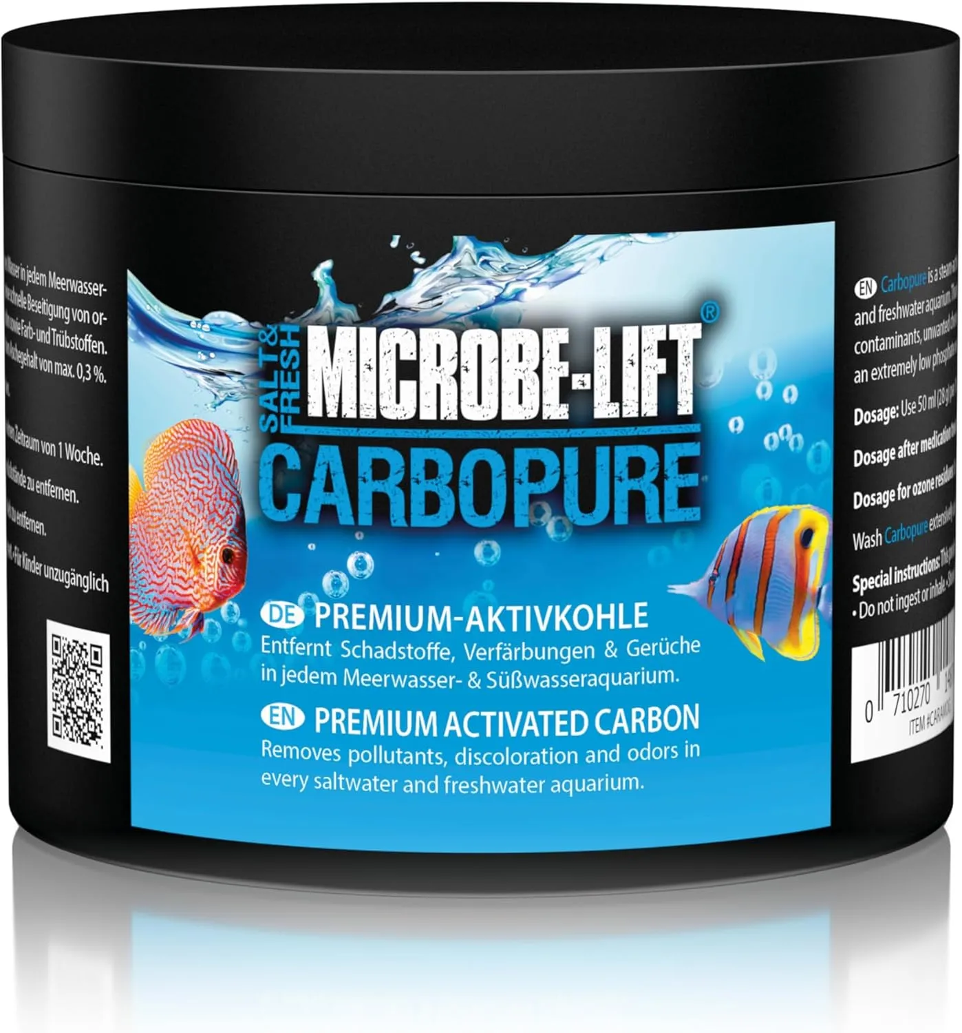 Bild von Microbe-Lift Carbopure 500 ml Premium Aktivkohle zur effektiven Entfernung von Verunreinigungen und Trübungen aus Aquarien