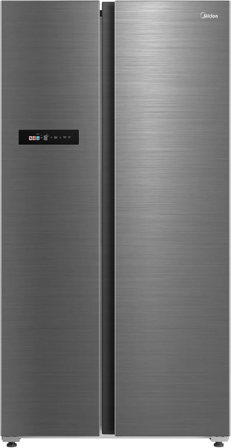 Bild von Midea MDRS791MIC46 Side by Side Kühlschrank mit Total NoFrost und Inverter Kompressor in Inox Farbe