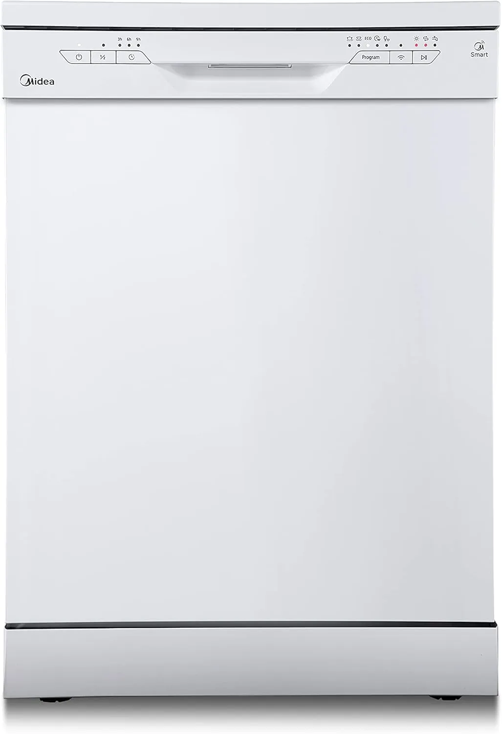 Bild von Midea SF 3.60NW PRO Geschirrspüler für 14 Maßgedecke mit WLAN und 5 Reinigungsmodi, 47 dB, Startzeitvorwahl von 3, 6 oder 9 Stunden, in Weiß