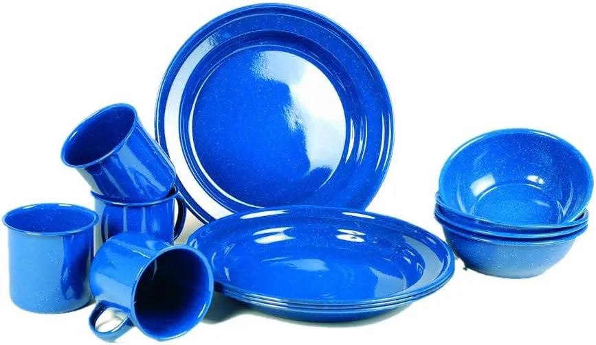 Bild von Mil-Tec Geschirr-Set in Blau, Einheitsgröße
