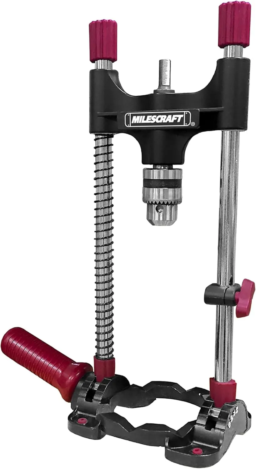 Bild von Milescraft 1318 mobiler Bohrständer für präzises Bohren mit Bohrfutter für Bohrer von 2 bis 10 mm
