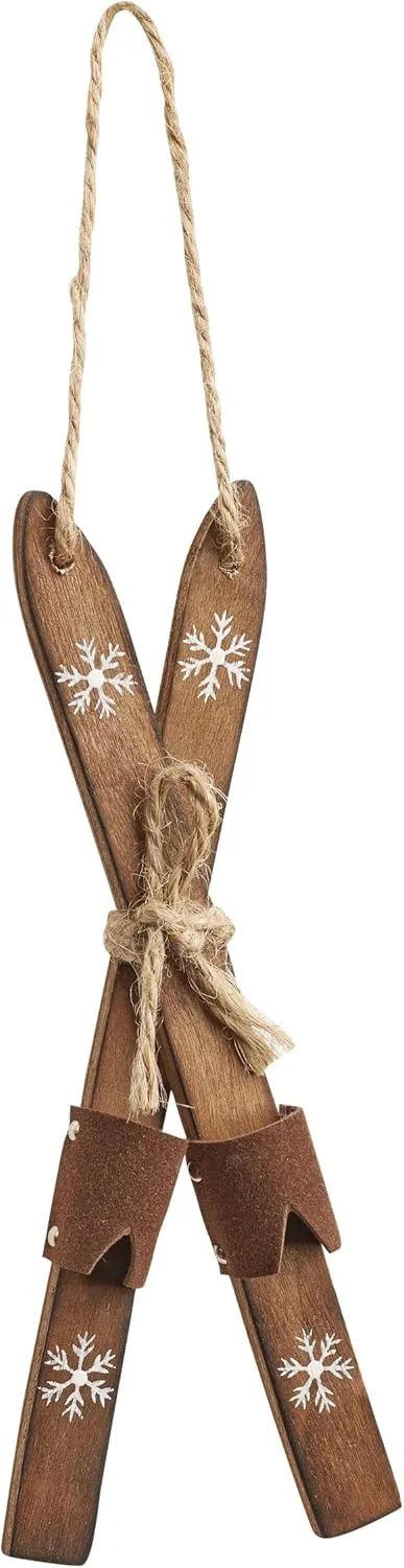 Bild von Miniatur Skier 15 x 4 cm zur Dekoration von Geldgutscheinen