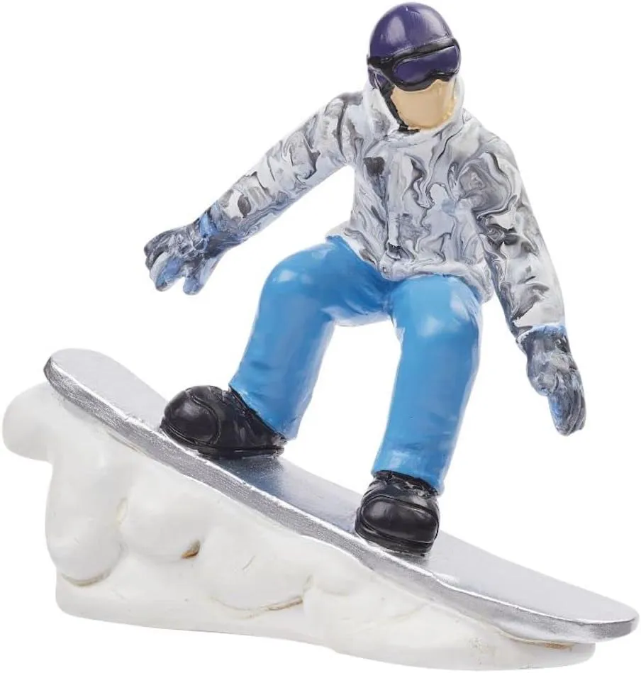 Bild von Miniatur Snowboarder mit einer Höhe von etwa 9,5 cm