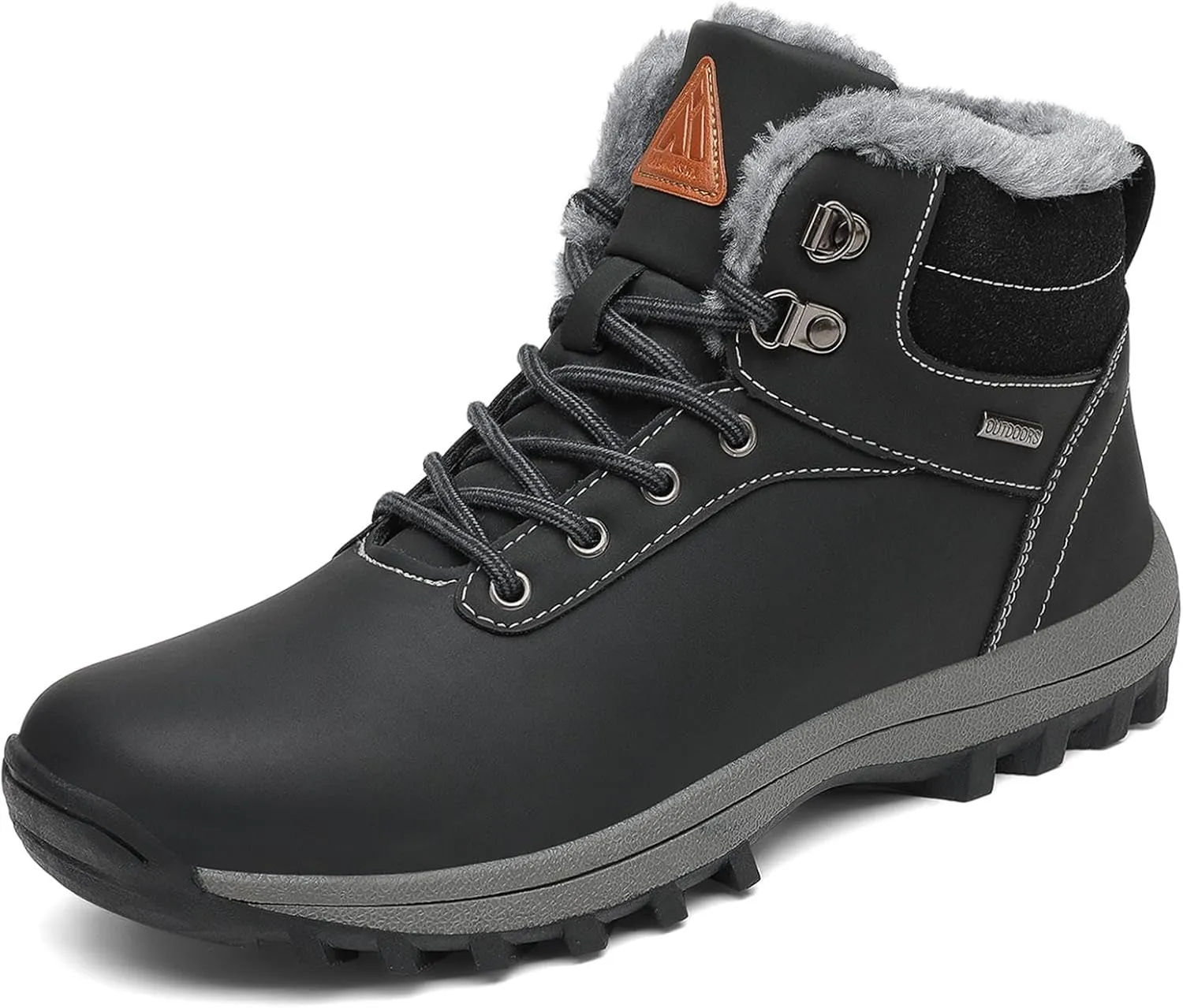 Bild von Mishansha Unisex Winterschuhe wasserdichte gefütterte Wanderschuhe in den Größen 36 bis 48