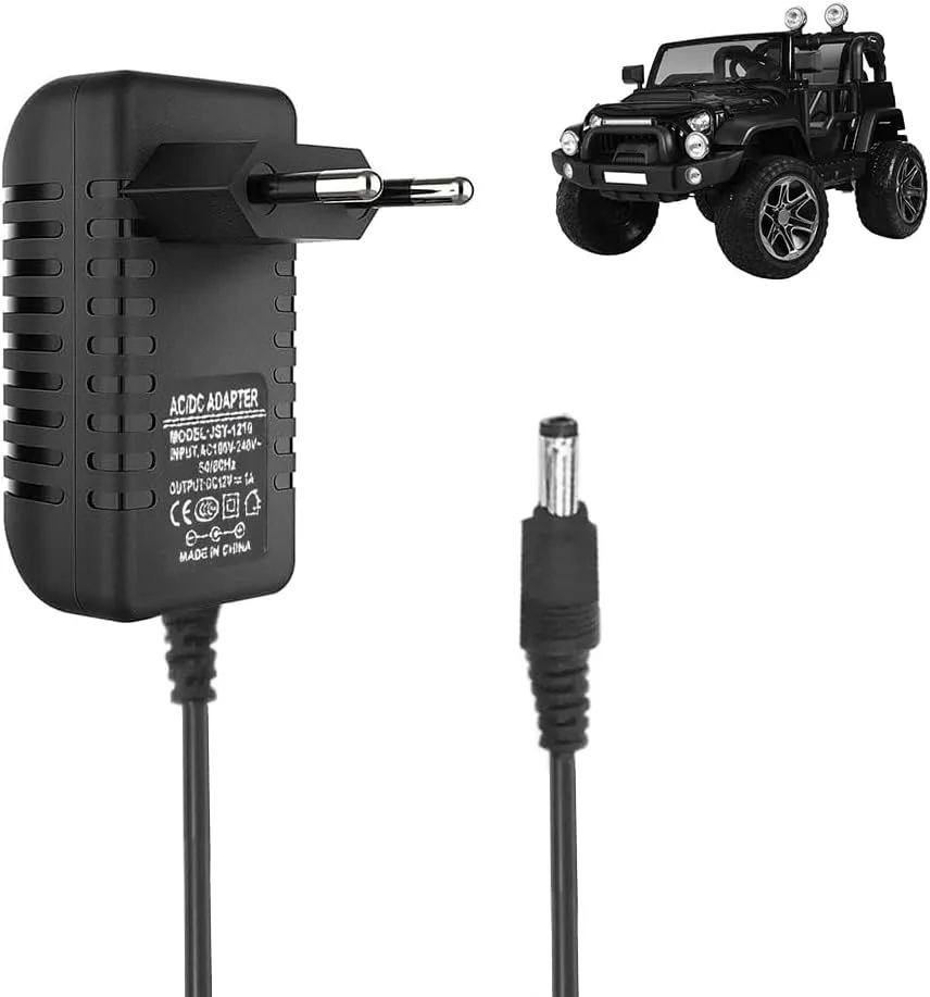 Bild von mizikuu 12V Ladegerät für Elektroautos mit 1000mA für Aufsitzspielzeug und Motorräder