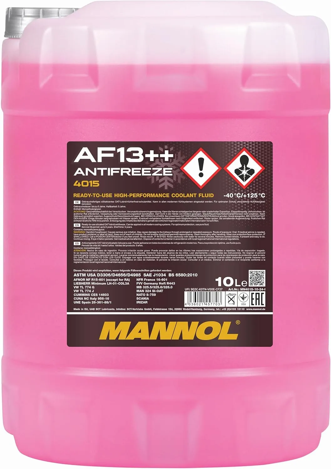 Bild von MN AF13++ Antifreeze 10 Liter bis -40 Grad Celsius