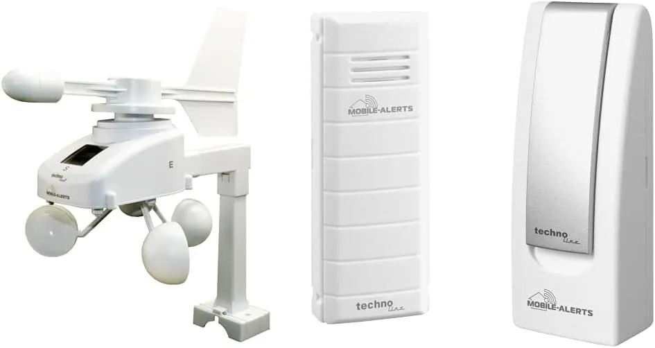 Bild von Mobile Alerts MA 10660 Windsensor und MA 10001 Starter Set für Hausüberwachung