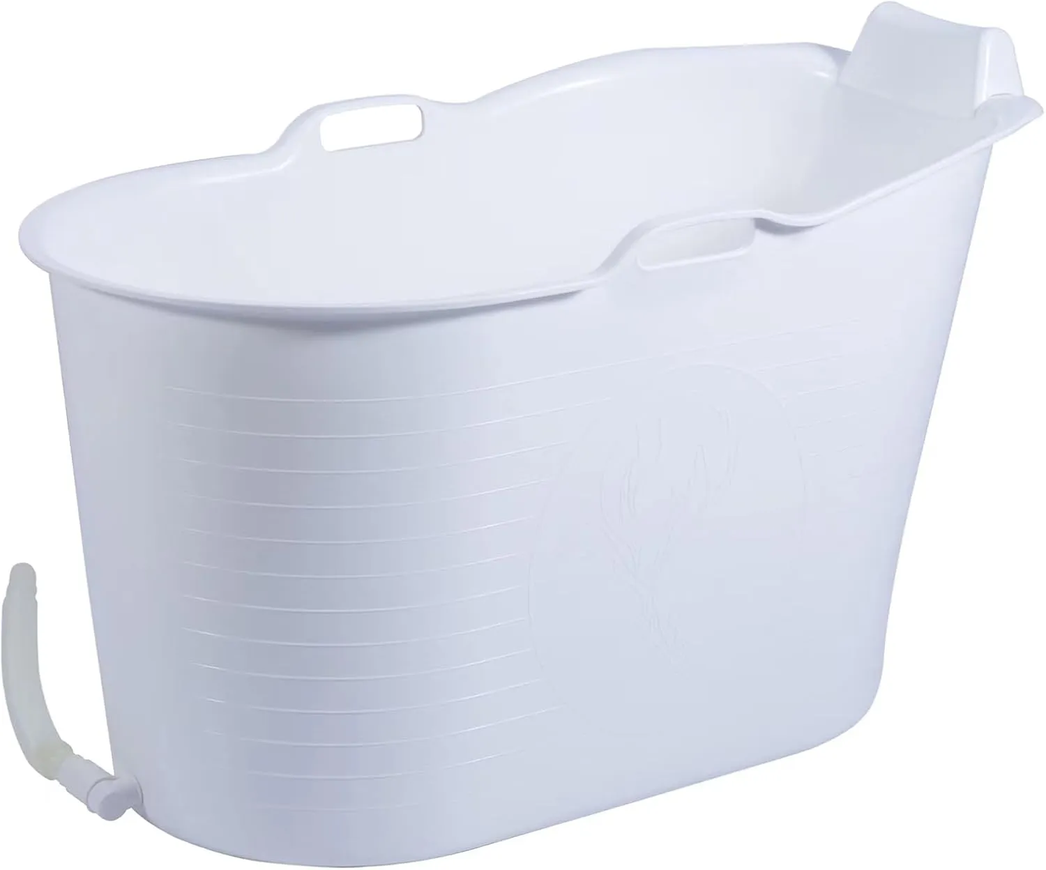 Bild von Mobile Badewanne in Weiß, ideal für kleine Badezimmer mit den Maßen 97x52x65 cm