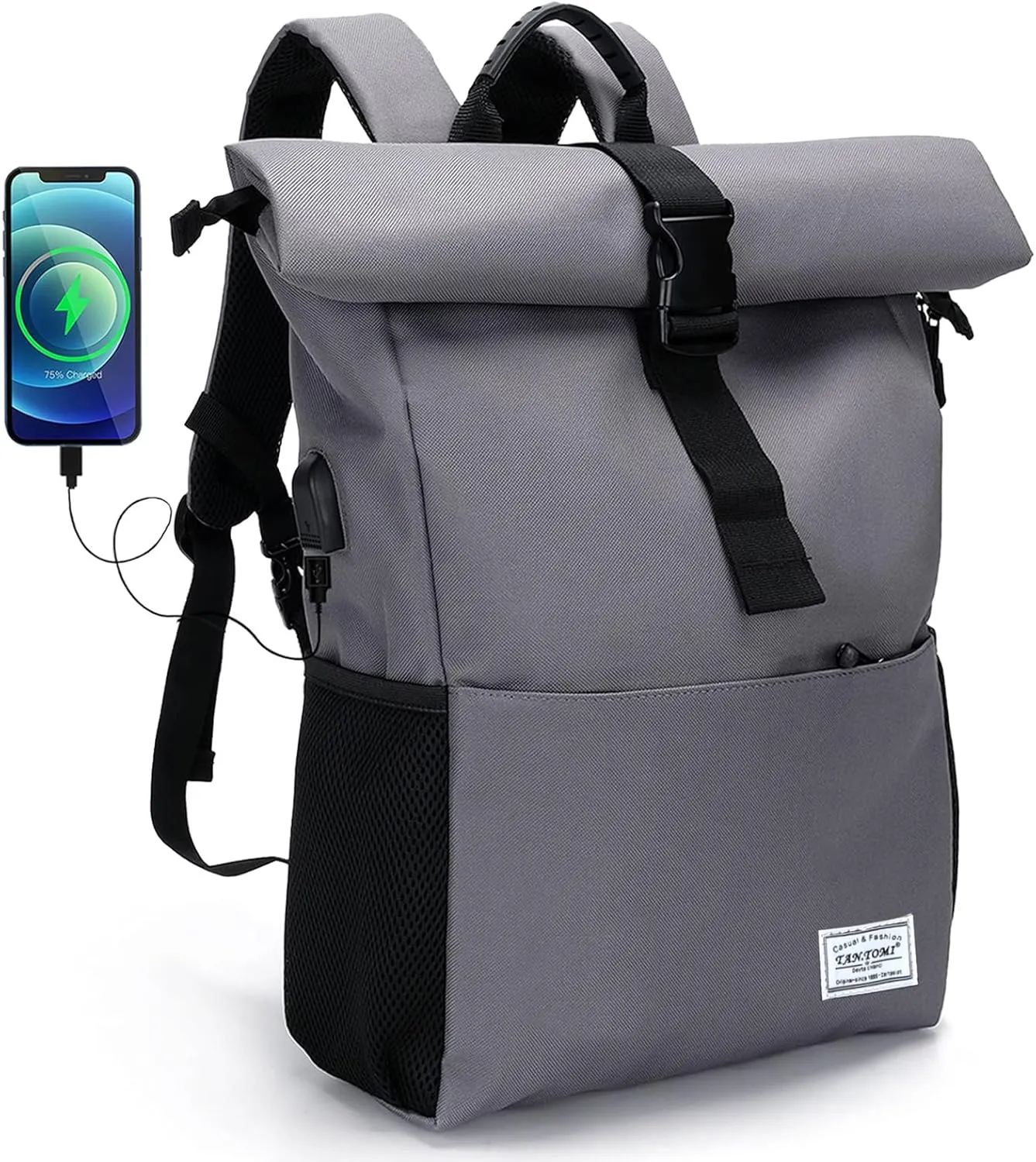 Bild von MoFut Unisex Rucksack mit 15,6 Zoll Laptopfach, wasserdicht und vielseitig für Schule, Freizeit und Wandern
