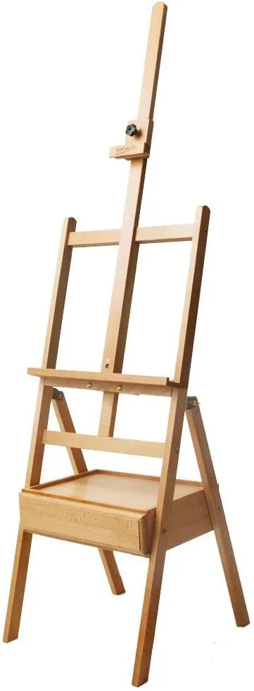 Bild von Mont Marte Professionelle Staffelei aus Buchenholz mit Schublade für Leinwände bis 35 Zoll
