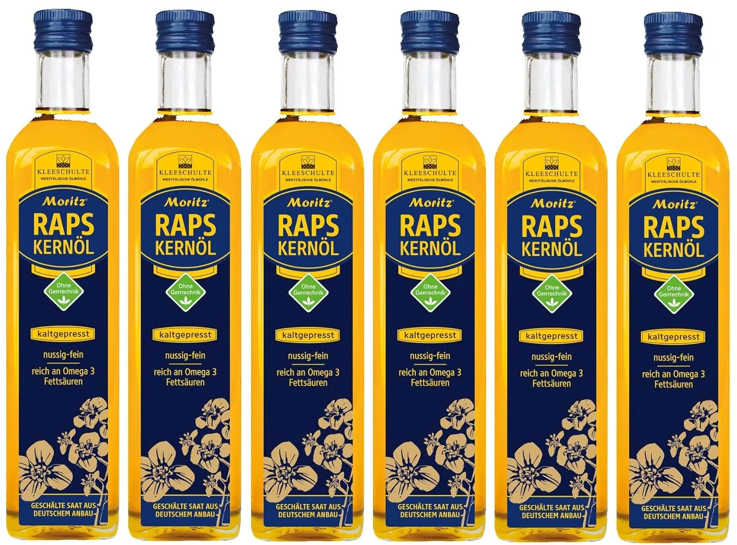 Bild von Moritz Rapskernöl Sparpaket mit 6 Flaschen à 500 ml