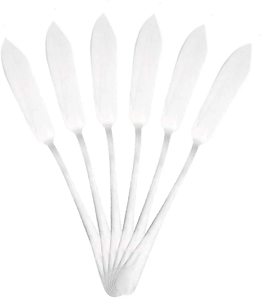 Bild von Mr. Spoon Fischschaufel Set aus Edelstahl mit 6 Stück, je 21 x 2,2 cm