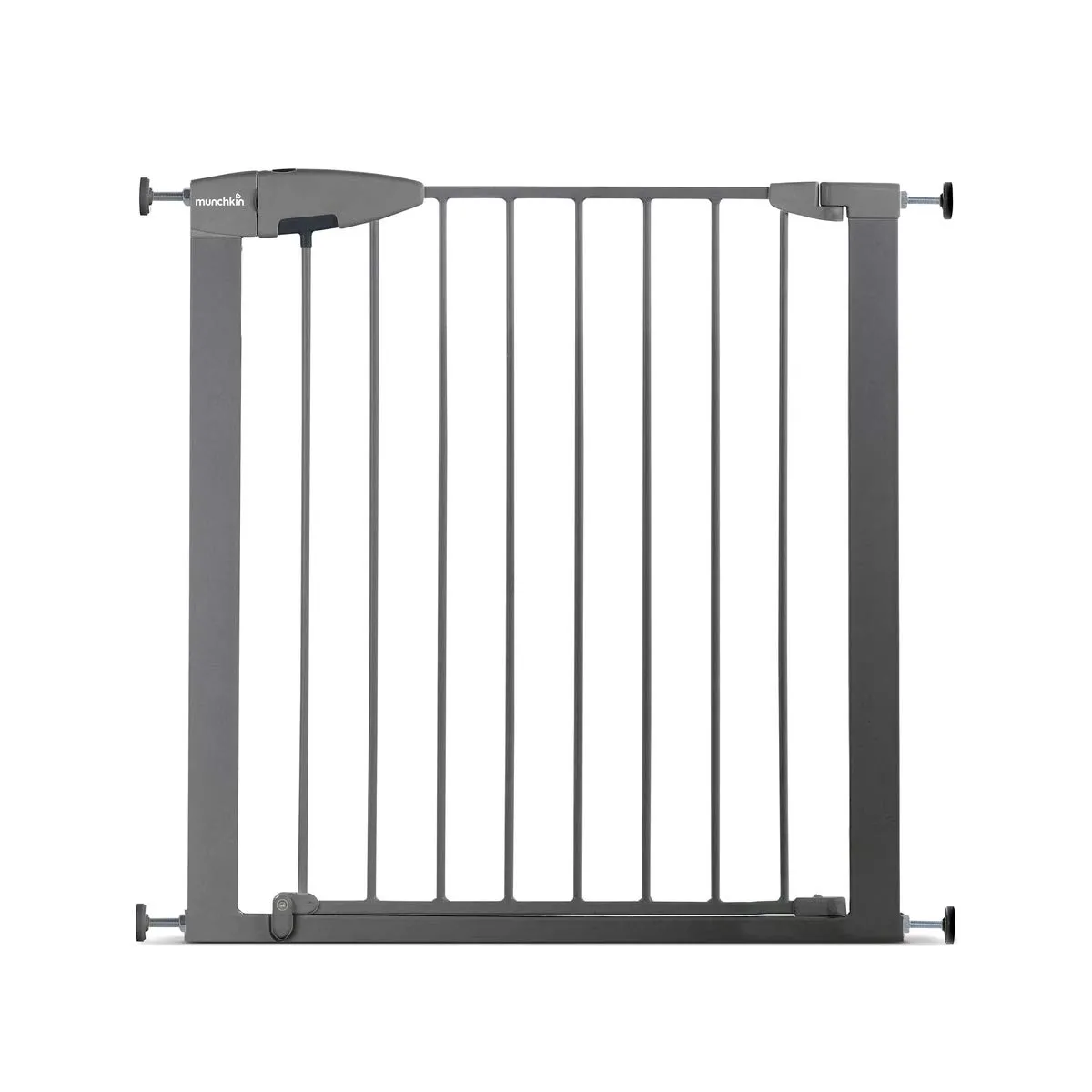 Bild von Munchkin Türgitter für Babys und Haustiere, ausziehbar von 73 bis 79 cm, grau, ohne Bohren