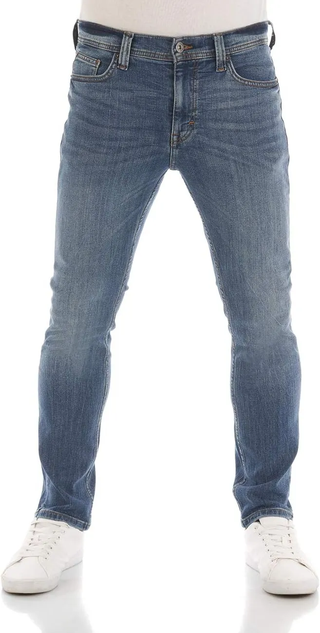 Bild von MUSTANG Herren Jeans Vegas Slim Fit aus Stretch-Denim in Schwarz, Grau und Blau in den Größen W30 bis W40