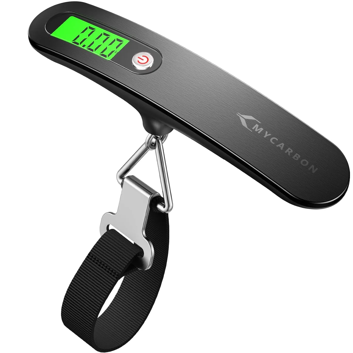 Bild von MYCARBON digitale Kofferwaage mit einer Kapazität von 50 kg in Schwarz