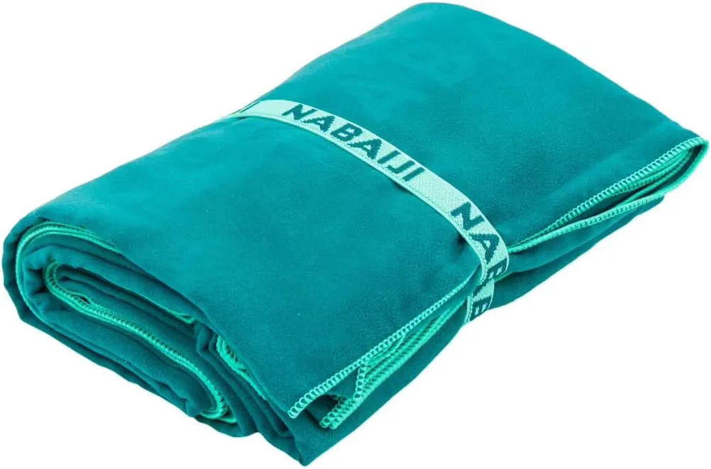 Bild von Nabaiji Mikrofaser Handtuch in Grün, 80 x 130 cm, schnelltrocknend und superabsorbierend, ideal für Reisen, Sport und Strand