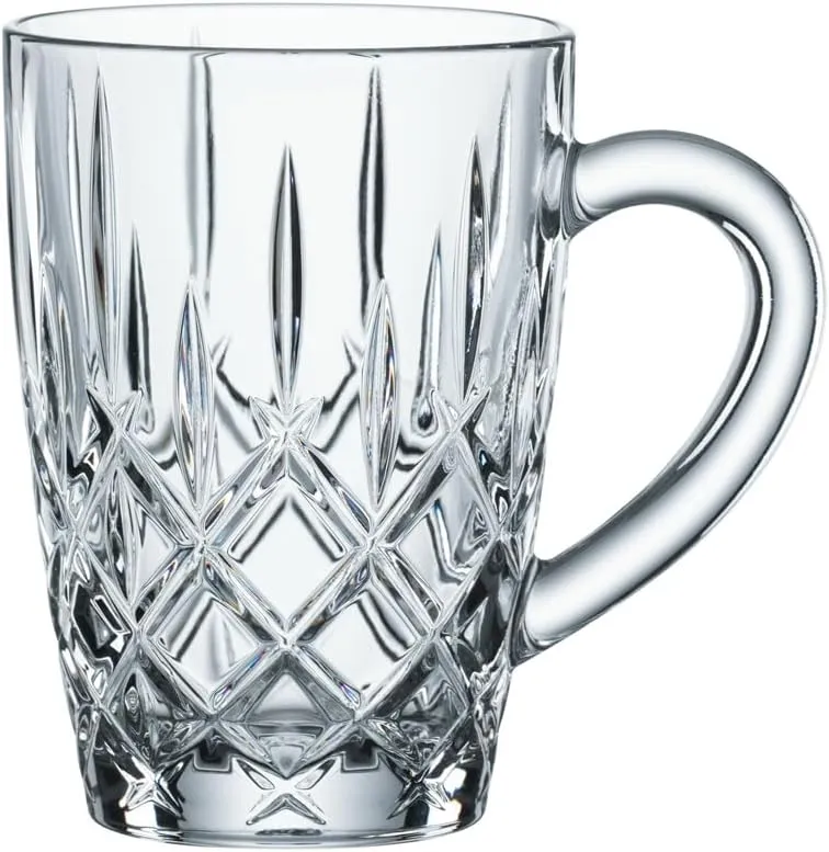 Bild von Nachtmann Noblesse Barista Kaffeebecher Set mit 2 Teilen aus Kristallglas, 347 ml, in Silber