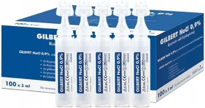 Bild von NaCl 09 Prozent Sterile Isotone Inhalationssalzlösung zur Atemwegsbefeuchtung in 100 Einzeldosen à 5 ml