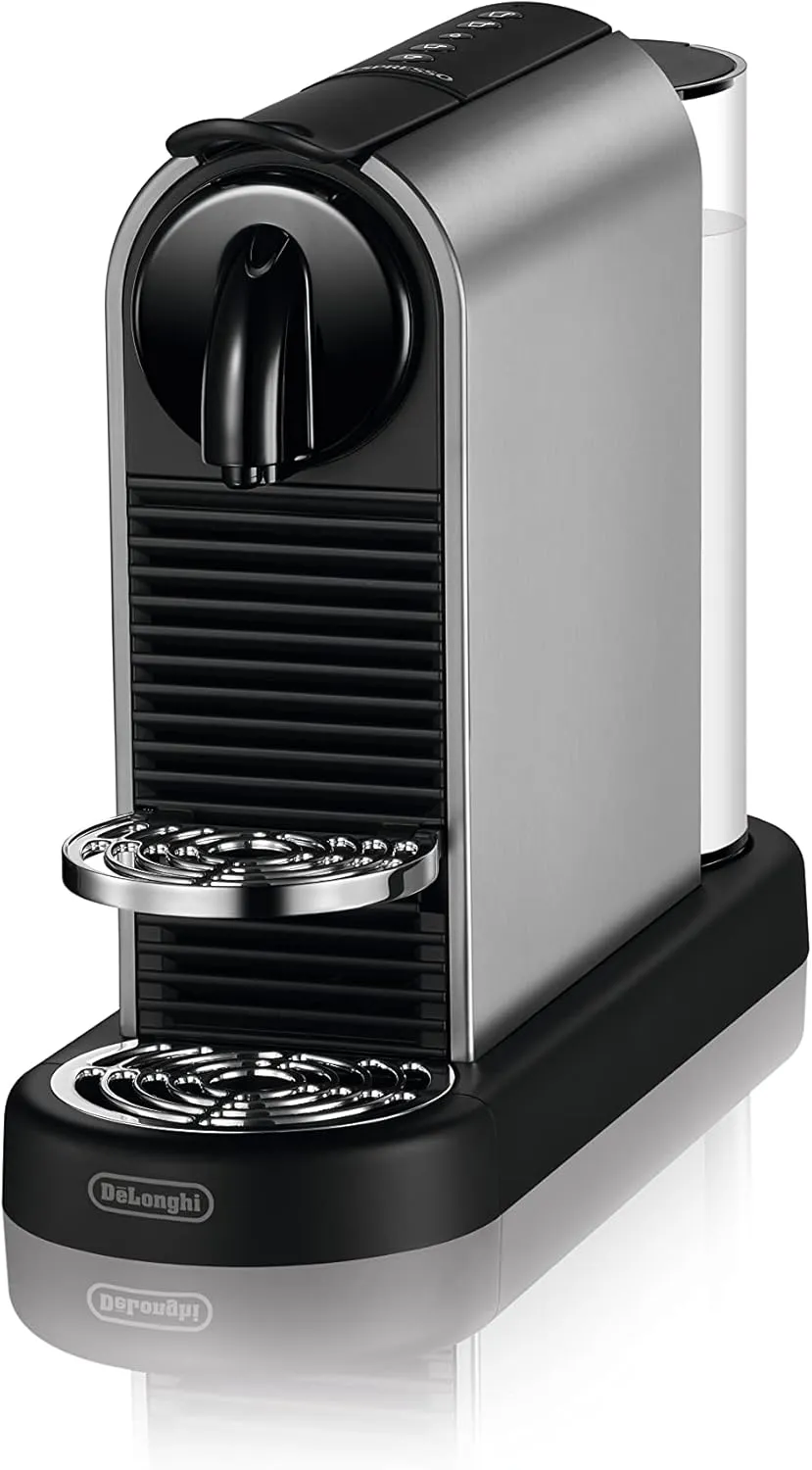 Bild von Nespresso De'Longhi CitiZ Platinum EN220.T Kapselkaffeemaschine mit 4 Tassengrößen und 19 bar Druck